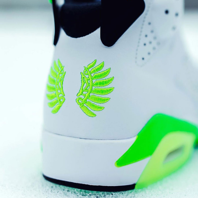 Air Jordan 6 Oregon Ducks女åPE