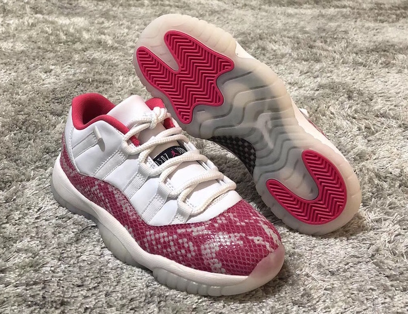 Air Jordan 11ä½ç²çº¢è²èç:registered:AH7860-106å叿¥æ