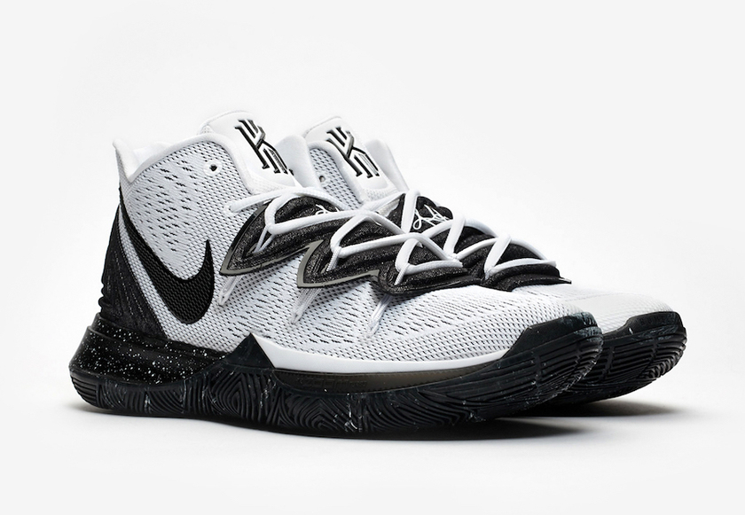 Nike Kyrie 5 Oreo White Black AO2918-100åå:registered:æ¥æ