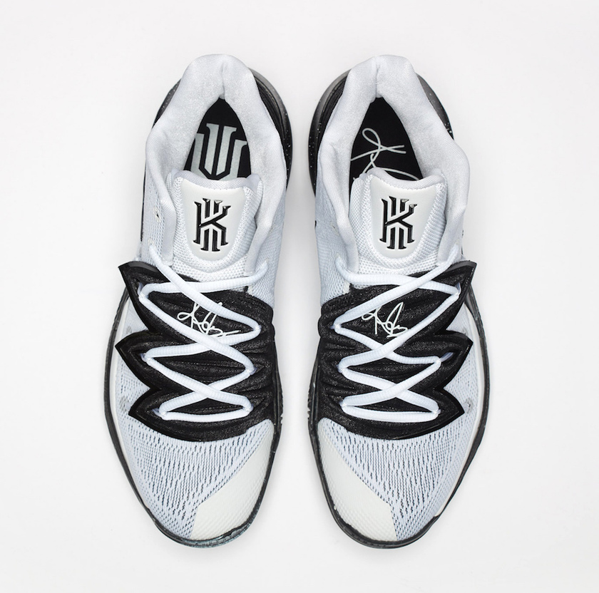 Nike Kyrie 5 Oreo White Black AO2918-100åå:registered:æ¥æ