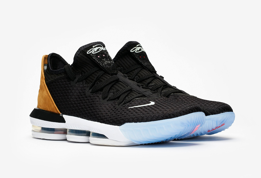 Nike LeBron 16 Low Black Tan CI2668-001åå:registered:æ¥æ