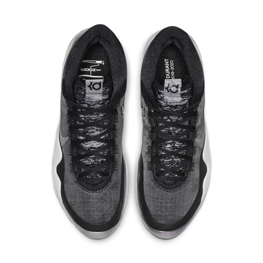 Nike KD 12ç¬¬ä¸å¤:copyright:é»è²çº¯ç½ééAR4229-001åå¸æ¥æ