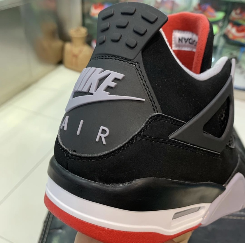 Air Jordan 4 Bred 2019 308497-060åå:registered:æ¥æ
