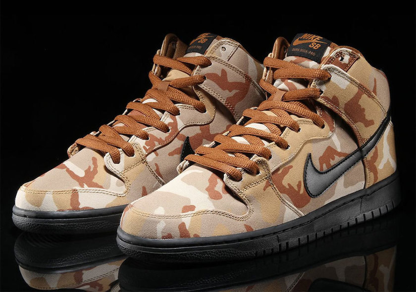 Nike SB Dunk High Desert Camo BQ6826-200åå¸æ¥æ