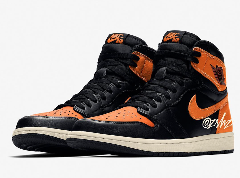 Air Jordan 1 Shattered Backboard 3.0 Black Pale Vanilla Starfish 555088-028åå¸æ¥æ