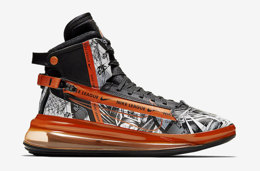Nike Air Max 720 Saturn Black Team Orange CI1959-036åå:registered:æ¥æ