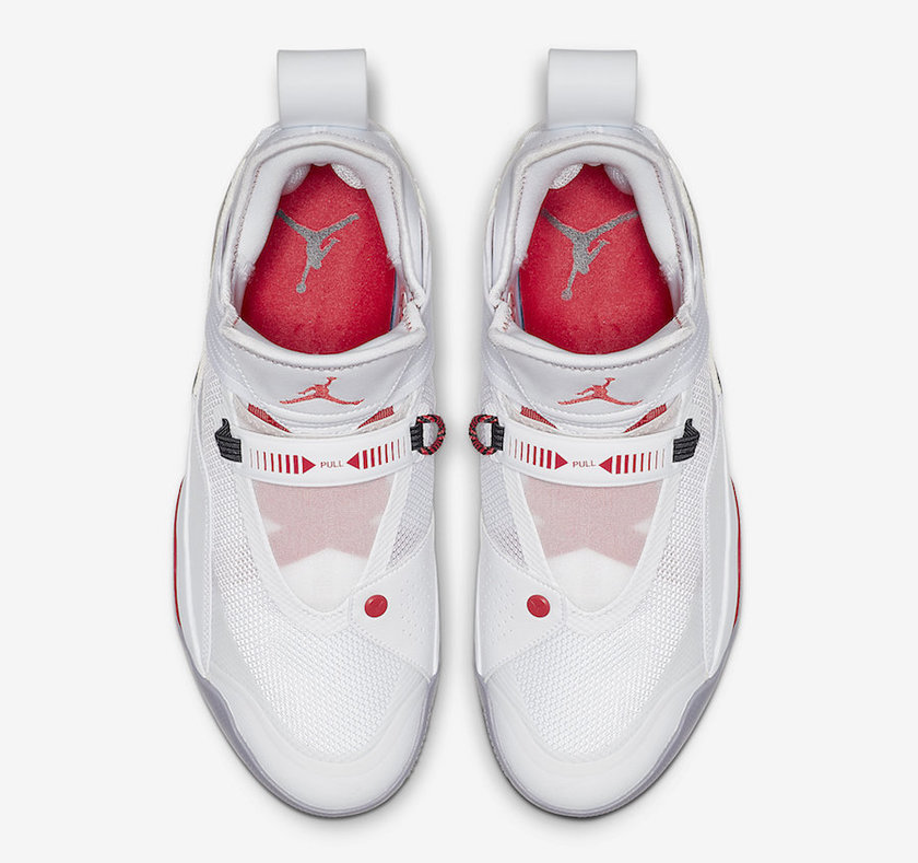 Air Jordan 33 Low SEç½è²éå±éè²å¥èº«æ¿çº¢è²é»è²CD9560-106å叿¥æ