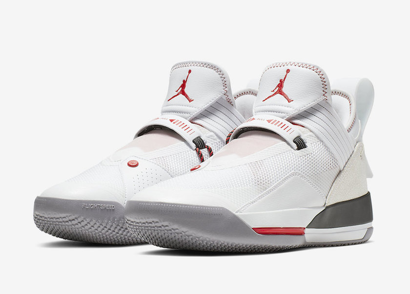 Air Jordan 33 Low SEç½è²éå±éè²å¥èº«æ¿çº¢è²é»è²CD9560-106å叿¥æ