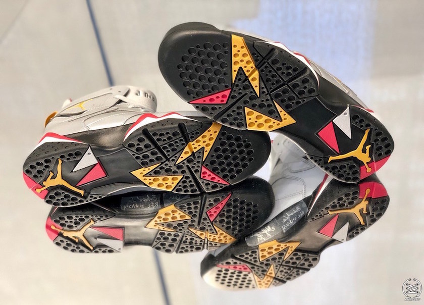 Air Jordan 7ååçº¢è¡£ä¸»æBV6281-006åå¸æ¥æ
