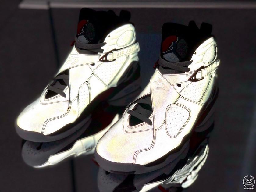Air Jordan 8 Reflective Bugs Bunnyåå¸æ¥æ