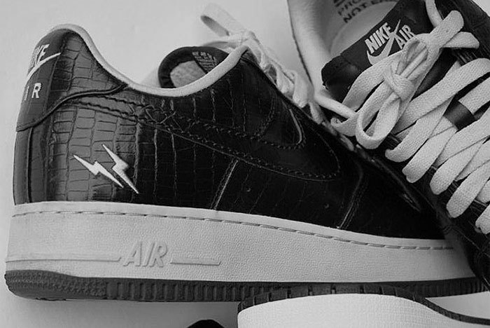 Fragment Clot Nike Air Force 1 Premium Black University Red Whiteå叿¥æ