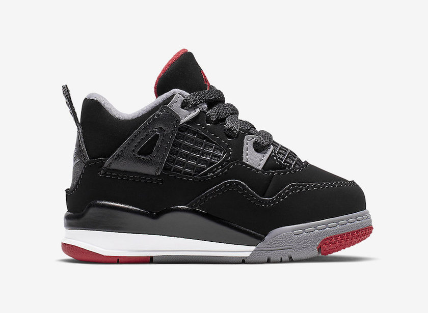 Air Jordan 4 Bred TD Toddler BQ7670-060åå:registered:æ¥æ