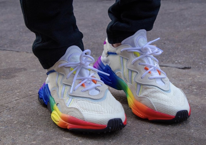 adidas Ozweego adiPRENE LGBT Pride Love Unites Rainbowå叿¥æ