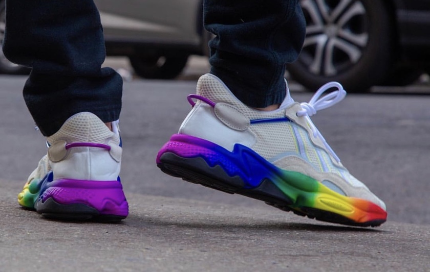 adidas Ozweego adiPRENE LGBT Pride Love Unites Rainbowå叿¥æ