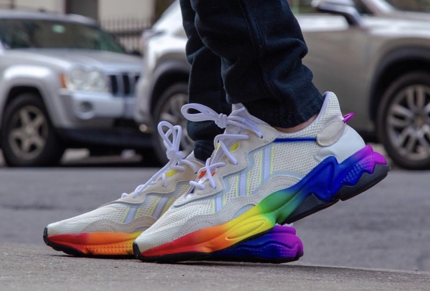 adidas Ozweego adiPRENE LGBT Pride Love Unites Rainbowå叿¥æ