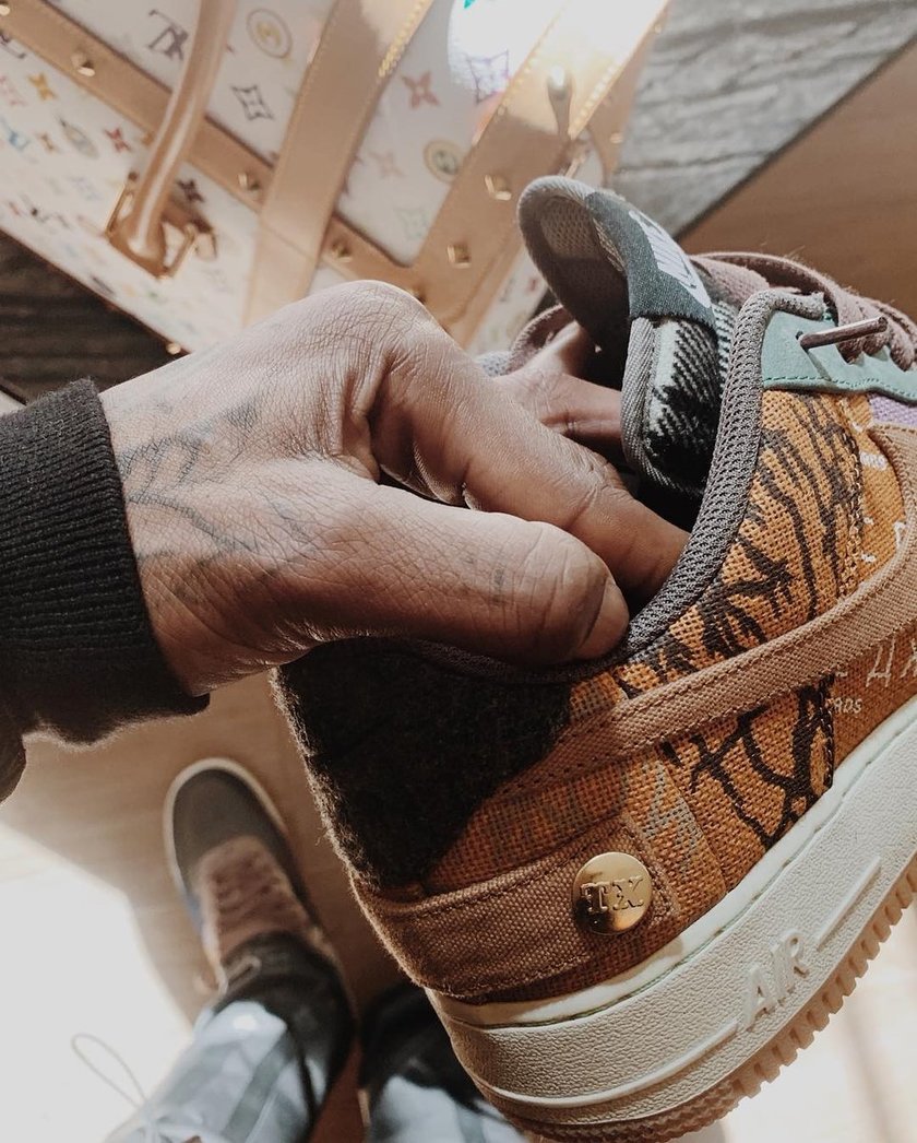 Travis Scott Nike Air Force 1ä½å叿¥æ
