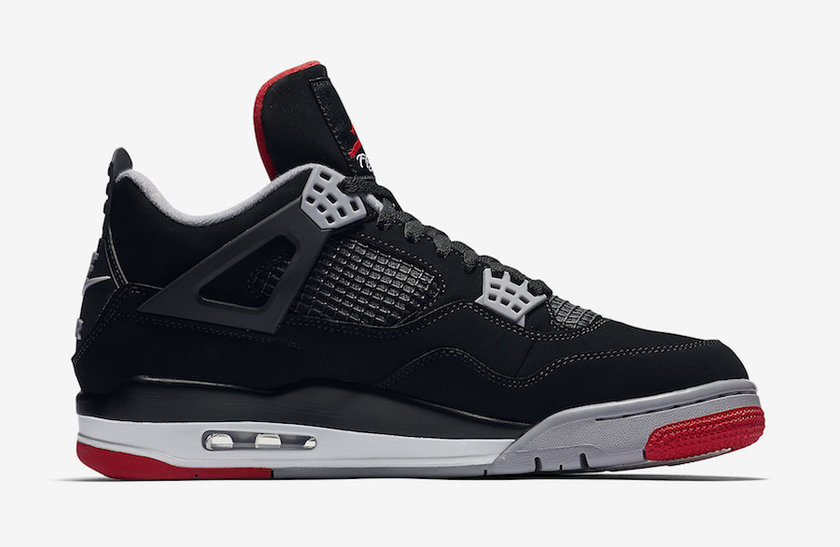 Air Jordan 4 Bred Black Cement 2019 308497-060å叿¥æ