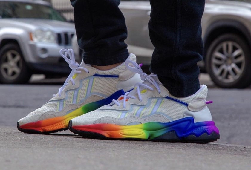 adidas Ozweego adiPRENE LGBT Pride Love Unites Rainbowå叿¥æ