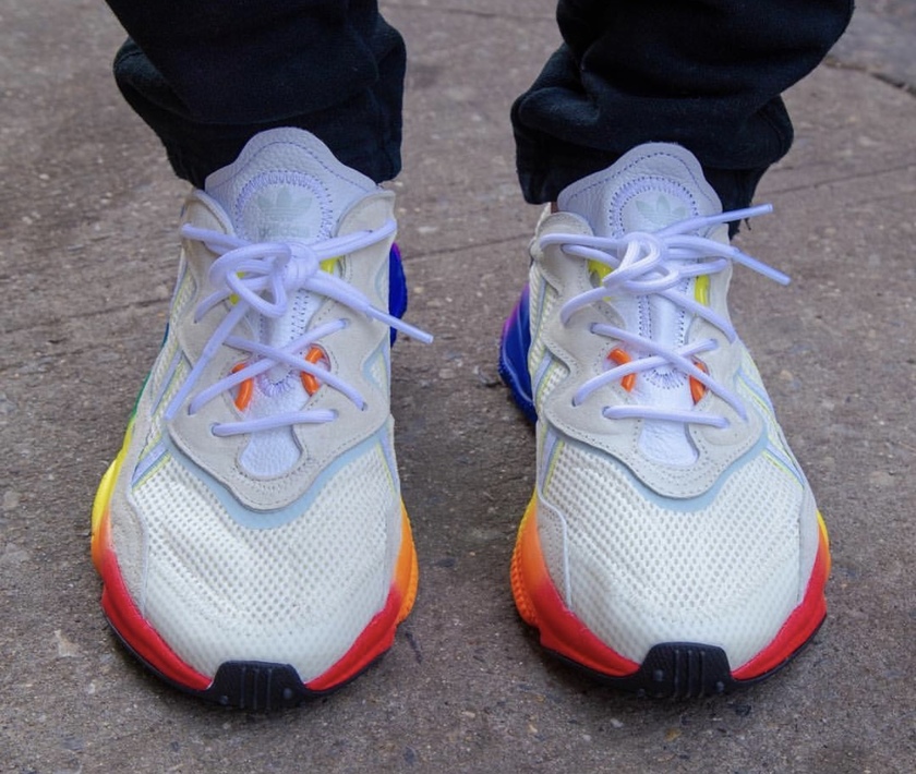 adidas Ozweego adiPRENE LGBT Pride Love Unites Rainbowå叿¥æ