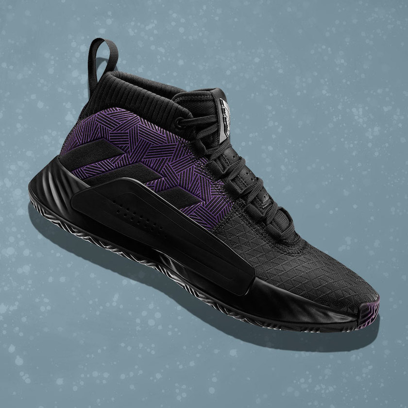 Marvel adidas Dame 5 Black Pantherå叿¥æ