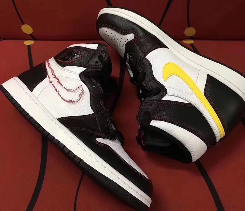 Air Jordan 1 Retro High OGç½è²é»è²å¨æé»è²å¤§å¦çº¢è²555088-170å叿¥æ