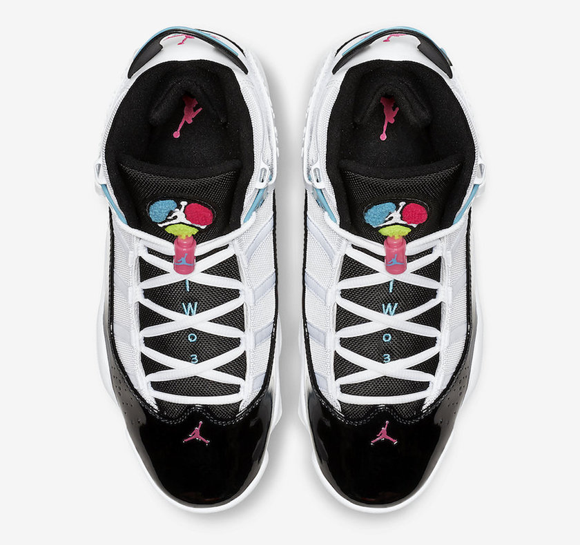 Jordan 6 Rings White Hyper Pink Light Blue Fury CK0017-100 Release Date