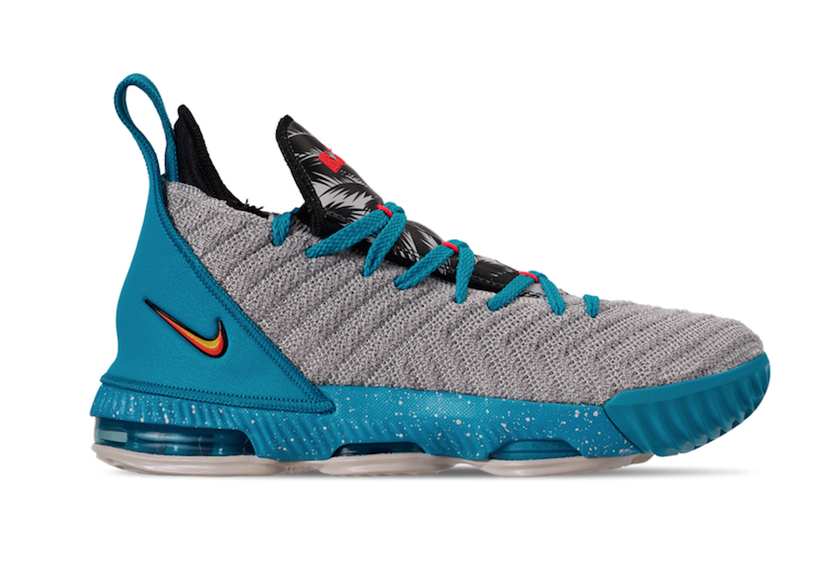 Nike LeBron 16 Kids Palm Trees South Beach AQ2465-076åå:registered:æ¥æ