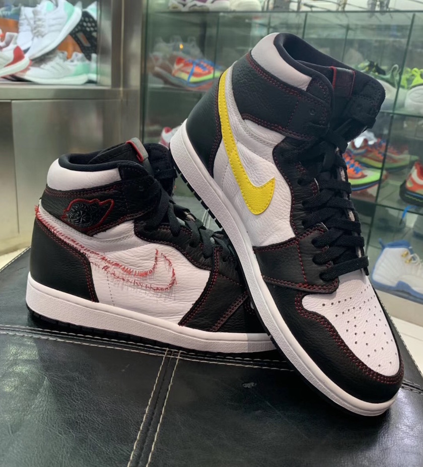 Air Jordan 1 Defiant White Black Gym Red Touré»è²CD6579-071åå:registered:æ¥æ