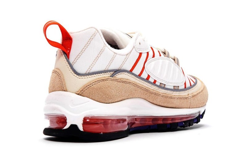 大å°è²ç³»åï¼Nike Air Max 98 帶ä¾å
¨æ°ãDesert Oreãé
è²
