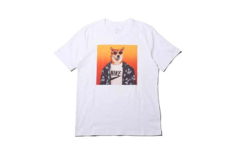 Nike Sportswear 2019 å¤å£ãShiba Inu Pupã奿³¨ T-Shirt 䏿¶