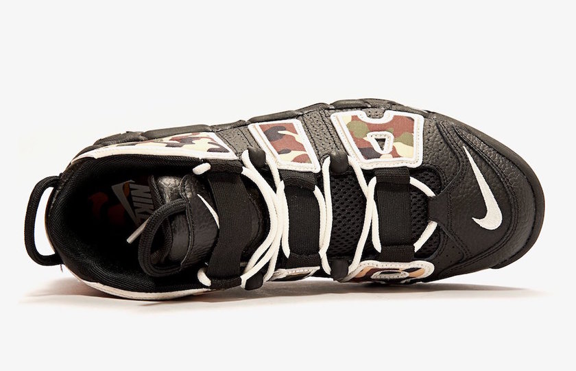 Nike Air More Uptempo Black Camo CJ6122-001 Release Date