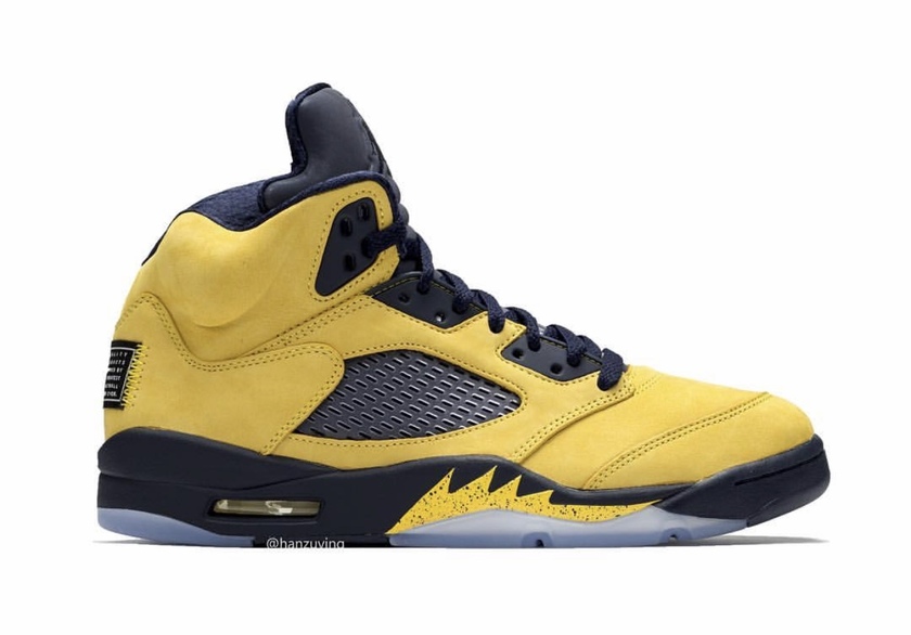 Air Jordan 5 Michigan CQ9541-704å叿¥æ