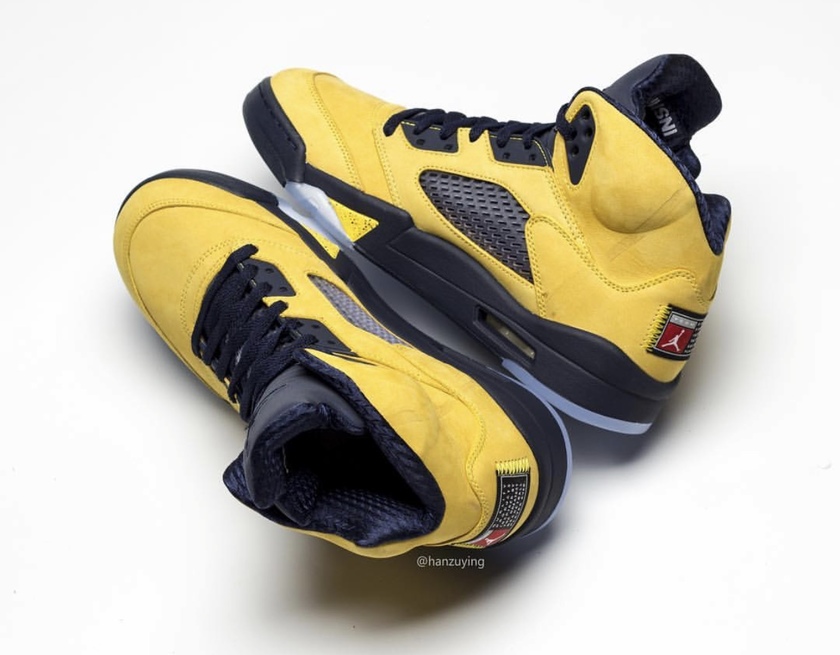 Air Jordan 5 Michigan CQ9541-704å叿¥æ