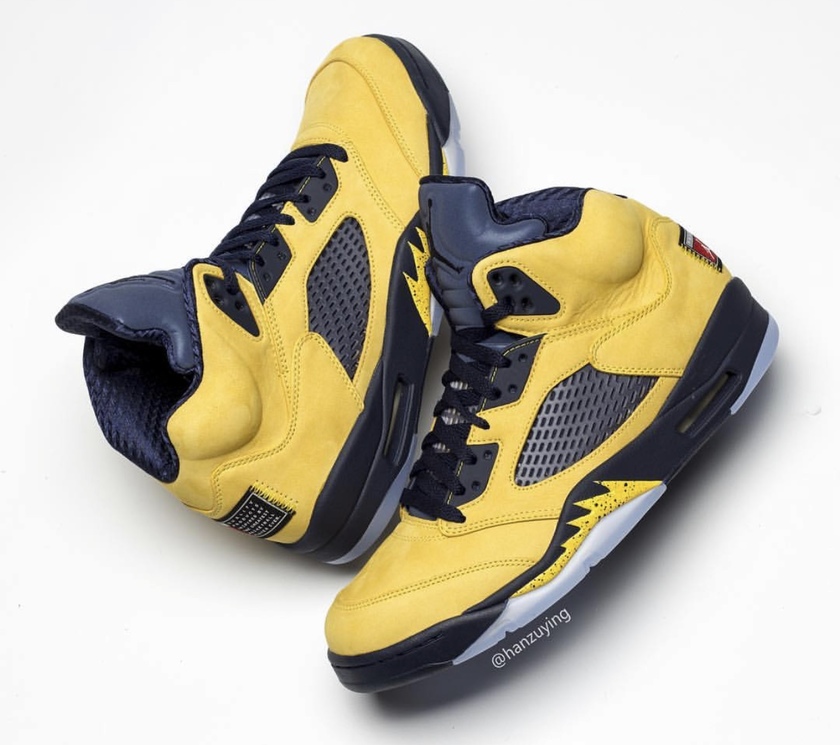 Air Jordan 5 Michigan CQ9541-704å叿¥æ