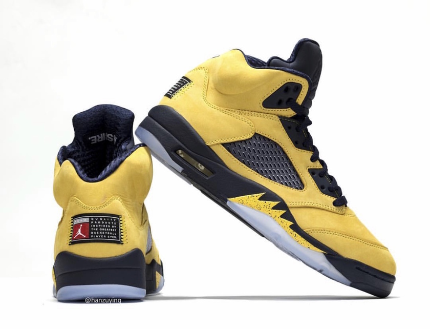 Air Jordan 5 Michigan CQ9541-704å叿¥æ
