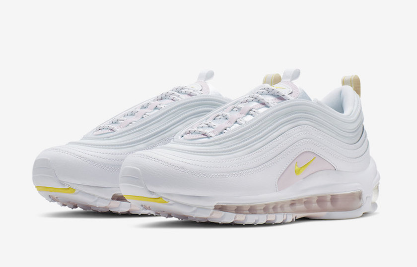 Nike Air Max 97ç½è²é»è²ç²çº¢è²CI9089-100åå¸æ¥æ