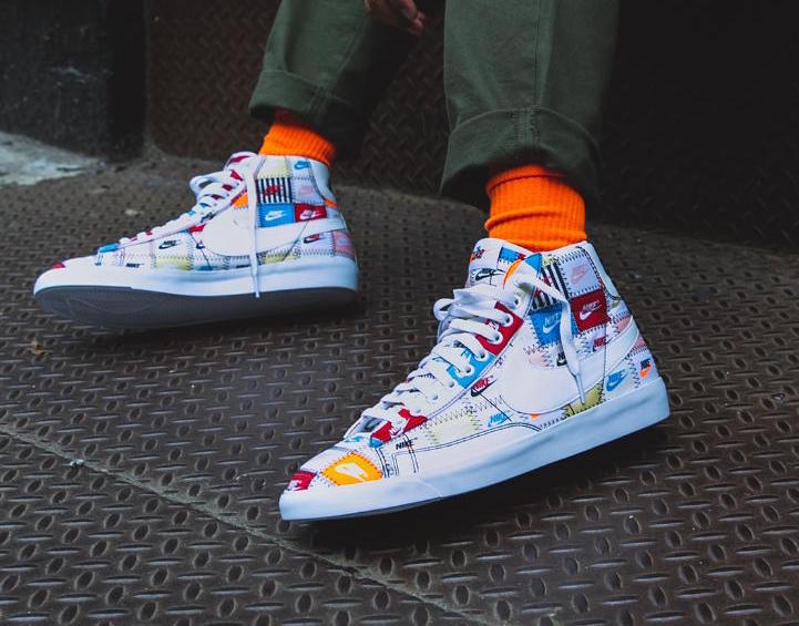 Nike Blazer High Patchworkå叿¥æ