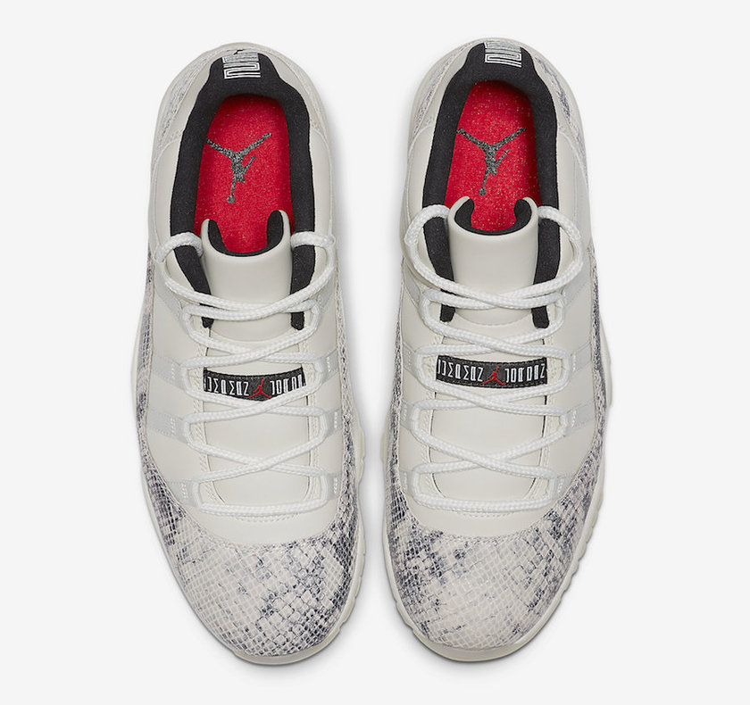 Air Jordan 11 Low Light Bone Snakeskin CD6846-002 Release Date Price