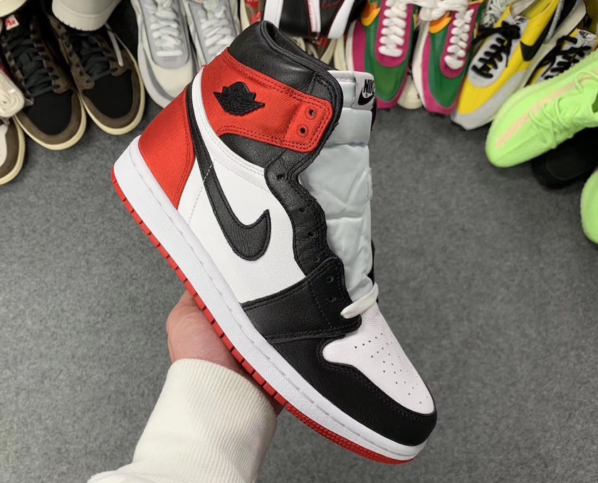 Air Jordan 1女è£
ç¼é¢é»è²é头CD0461-016å叿¥æ