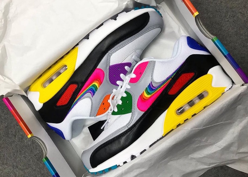 Nike Air Max 90 Be True Pride CJ5482-100å叿¥æ