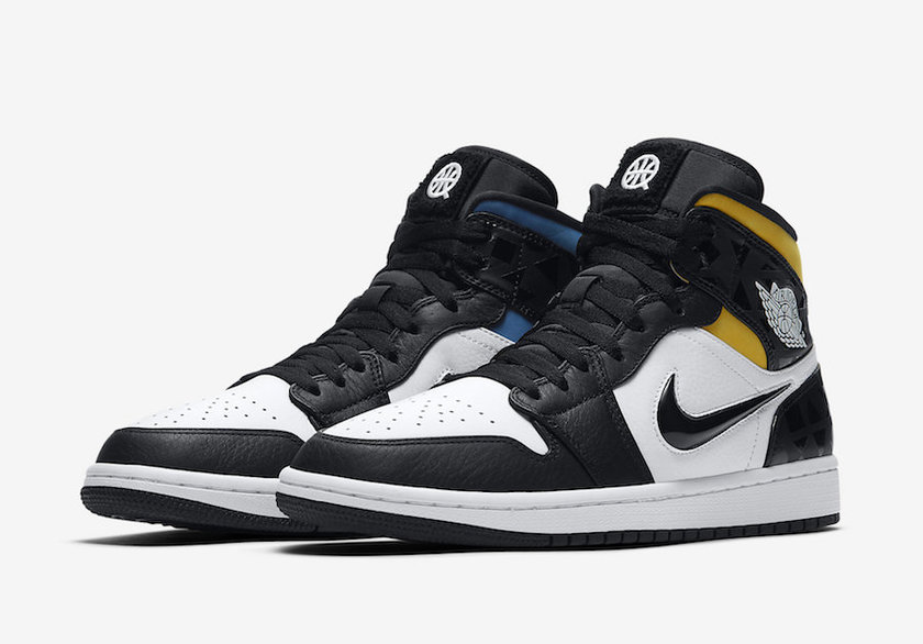 Air Jordan 1 Mid Quai 54 CJ9219-001åå:registered:æ¥æ