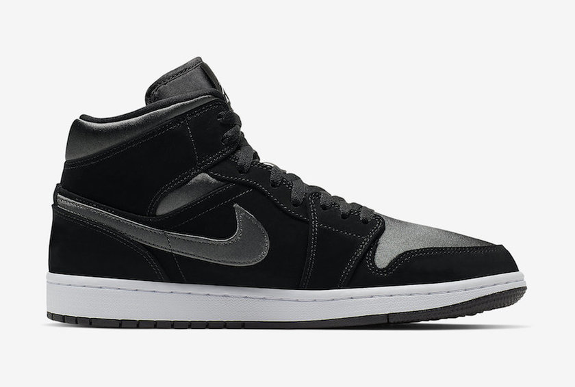 Air Jordan 1 Mid Black Grey 852542-012åå:registered:æ¥æ