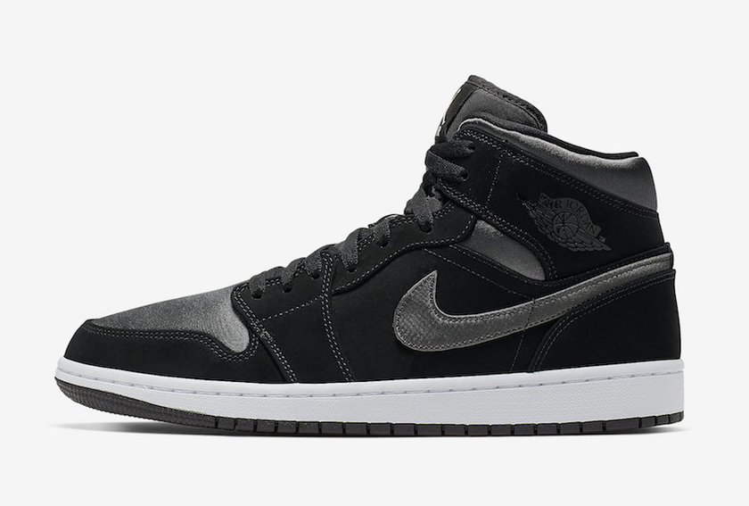 Air Jordan 1 Mid Black Grey 852542-012åå:registered:æ¥æ