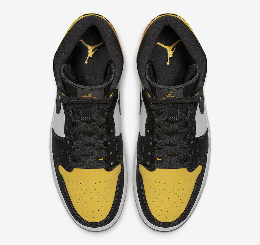 Air Jordan 1 Mid Yellow Toe 852542-071 Release Date