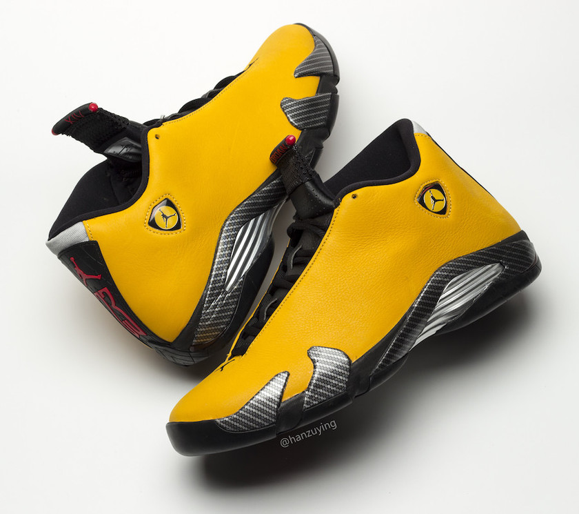 Air Jordan 14 Reverse Yellow Ferrari BQ3685-706åå:registered:æ¥æ