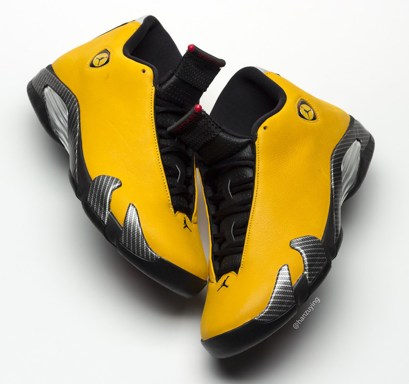Air Jordan 14 Reverse Yellow Ferrari BQ3685-706åå:registered:æ¥æ