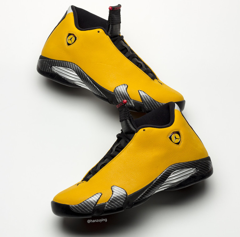 Air Jordan 14 Reverse Yellow Ferrari BQ3685-706åå:registered:æ¥æ