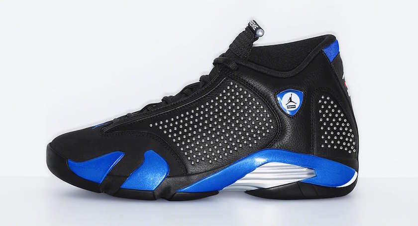 Supreme Air Jordan 14 Black Varsity Royal BV7630-004 Release Date Price-1