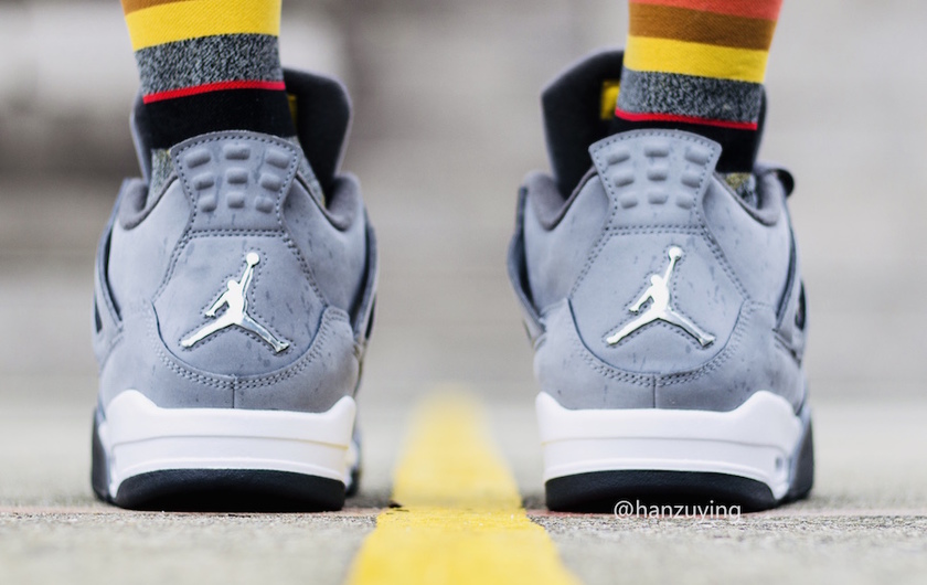 Air Jordan 4 Cool Grey 2019 On-Foot