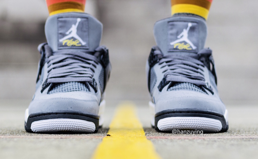 Air Jordan 4 Cool Grey 2019 On-Foot